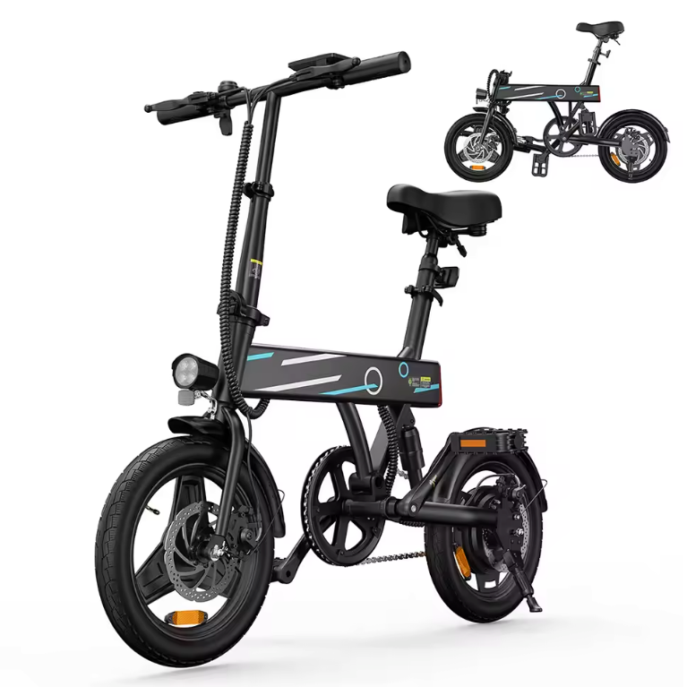 Opvouwbare Elektrische Fiets 14 Inch – 250W E-Bike met LCaD Display