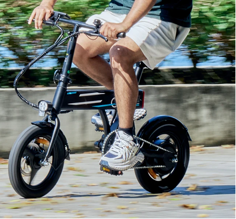 Opvouwbare Elektrische Fiets 14 Inch – 250W E-Bike met LCaD Display