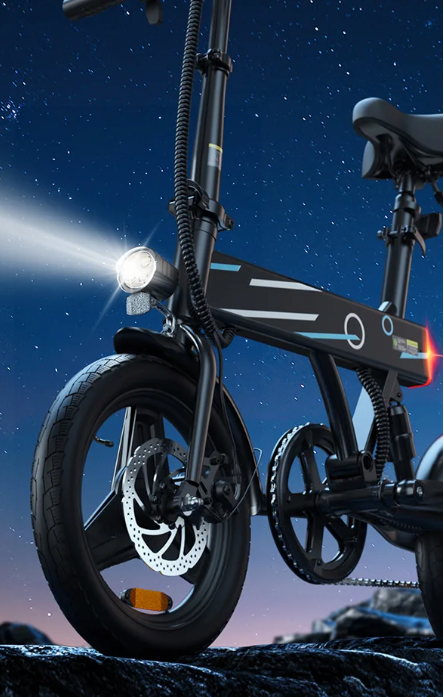 Opvouwbare Elektrische Fiets 14 Inch – 250W E-Bike met LCaD Display