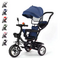 Meegroeifiets 3-in-1 Kinderdriewieler – Met Duwstang, Zonnescherm en Mand