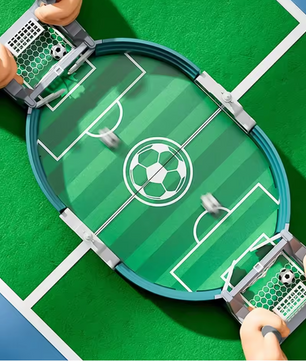 Mini Tafelvoetbal Spel – Desktop Voetbaltafel voor 2 Personen en Familieplezier