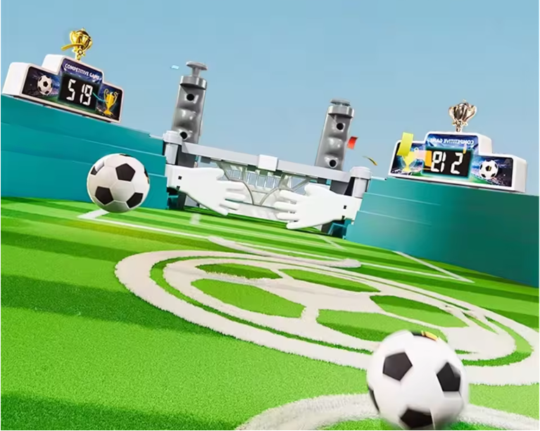 Mini Tafelvoetbal Spel – Desktop Voetbaltafel voor 2 Personen en Familieplezier