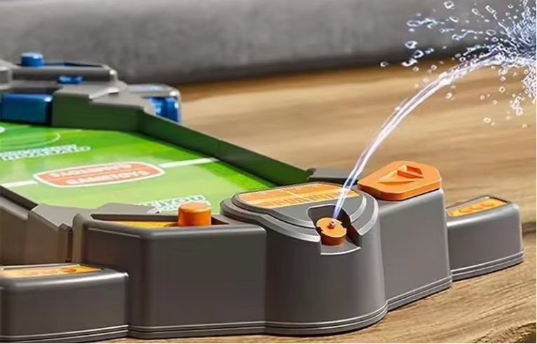 Tafelvoetbal Spel – Mini Voetbaltafel met Interactief Water Effect voor 2 Personen