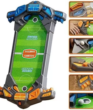 Tafelvoetbal Spel – Mini Voetbaltafel met Interactief Water Effect voor 2 Personen