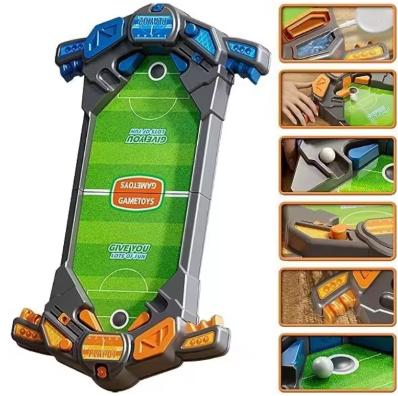 Tafelvoetbal Spel – Mini Voetbaltafel met Interactief Water Effect voor 2 Personen