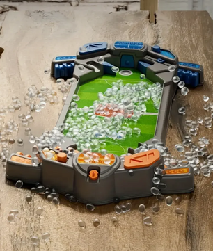 Tafelvoetbal Spel – Mini Voetbaltafel met Interactief Water Effect voor 2 Personen