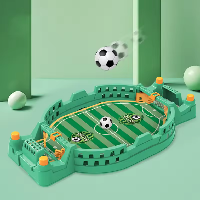 Mini Tafelvoetbal Spel – Desktop Voetbaltafel voor 2 Personen en Gezinsplezier