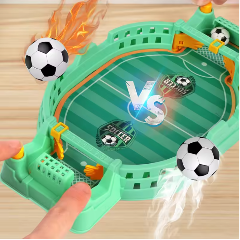 Mini Tafelvoetbal Spel – Desktop Voetbaltafel voor 2 Personen en Gezinsplezier