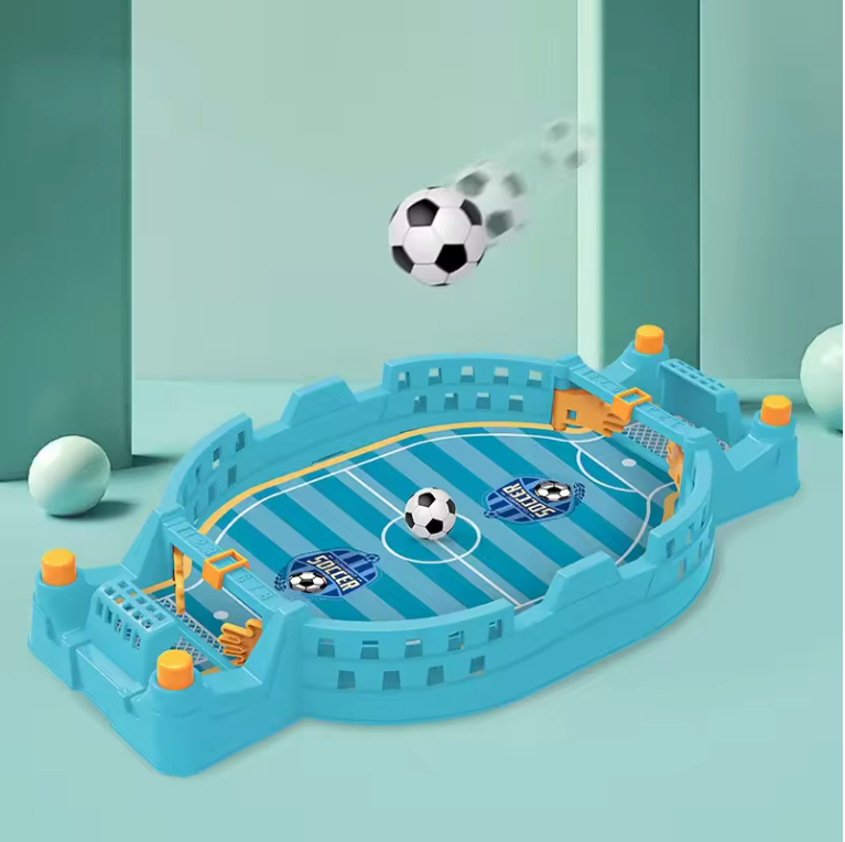 Mini Tafelvoetbal Spel – Desktop Voetbaltafel voor 2 Personen en Gezinsplezier