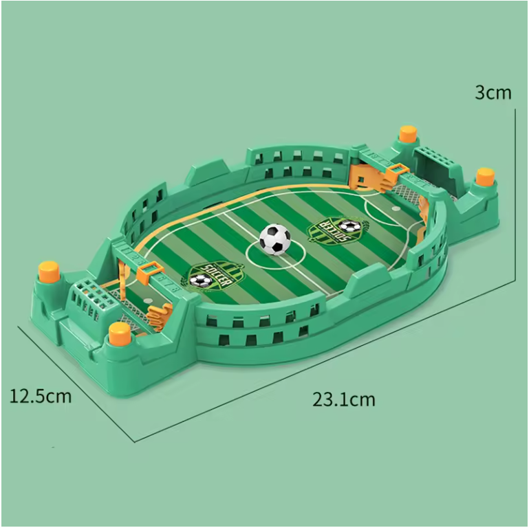 Mini Tafelvoetbal Spel – Desktop Voetbaltafel voor 2 Personen en Gezinsplezier