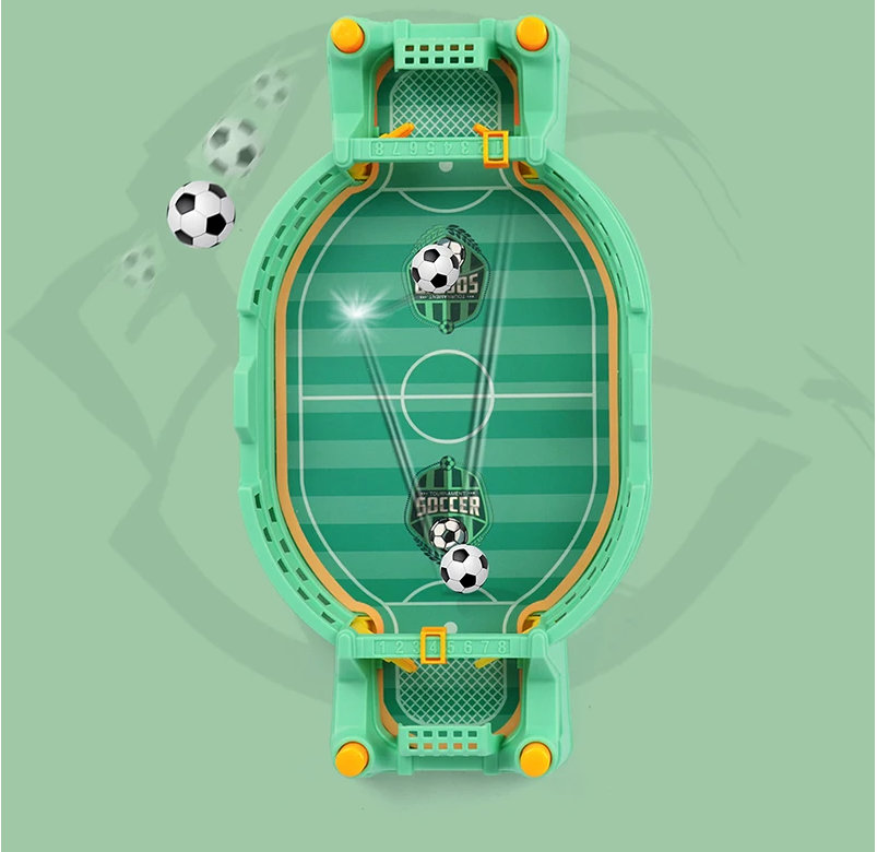 Mini Tafelvoetbal Spel – Desktop Voetbaltafel voor 2 Personen en Gezinsplezier