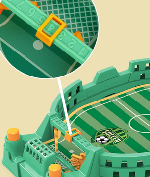 Mini Tafelvoetbal Spel – Desktop Voetbaltafel voor 2 Personen en Gezinsplezier