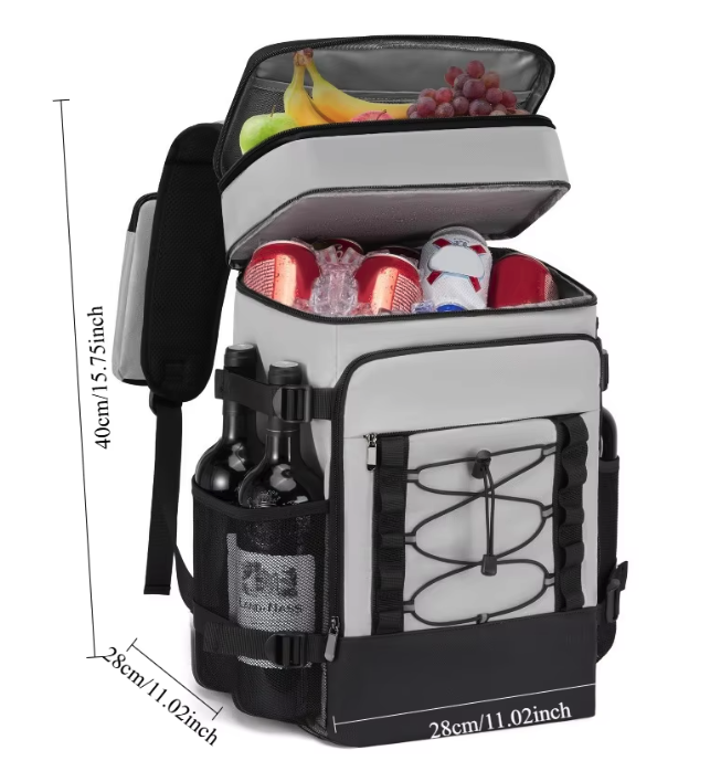 Thermische Koelrugzak – Geïsoleerde Outdoor Rugtas voor Picknick, Camping en Strand