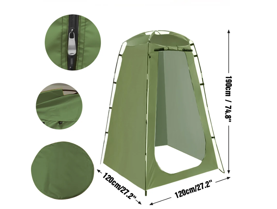 Draagbare Douche Tent – Waterdicht Privacy Omkleedruimte voor Camping, Strand en Outdoor