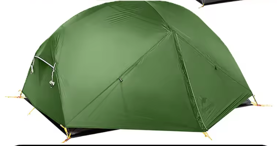 Ultralichte 1-3 Persoons Camping Tent – 20D Nylon, Waterdicht en Compact voor Hiking en Outdoor
