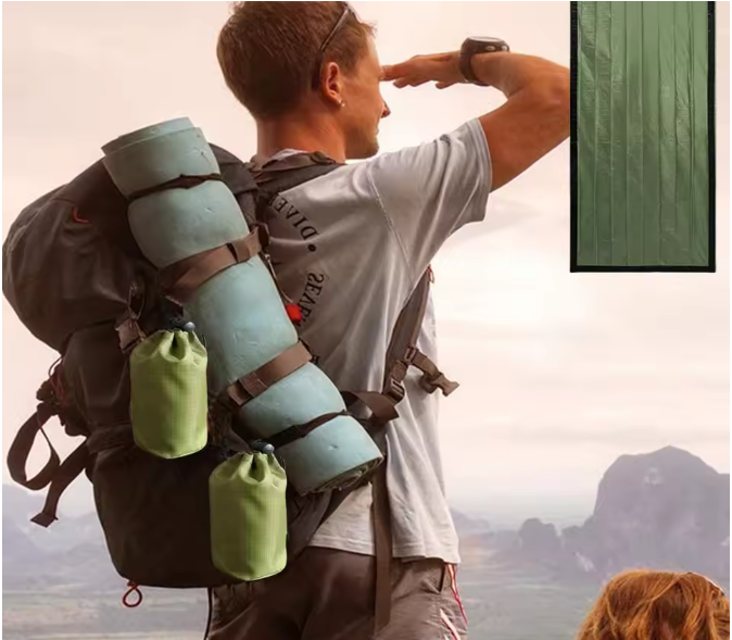 Nooddeken Bivakzak – Waterdichte Thermische Slaapzak voor Outdoor en Survival