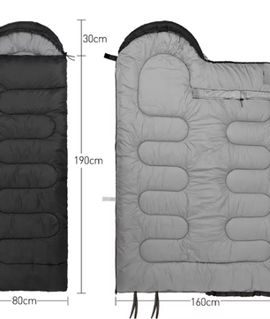 Multifunctionele Envelop Slaapzak – Draagbare Reisslaapzak met Isolatie voor Camping en Hotel