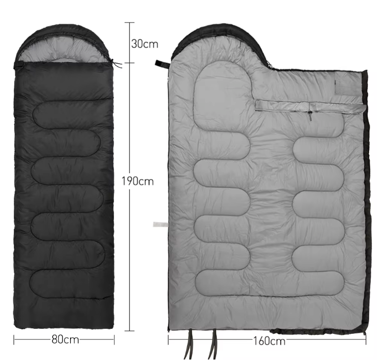 Multifunctionele Envelop Slaapzak – Draagbare Reisslaapzak met Isolatie voor Camping en Hotel