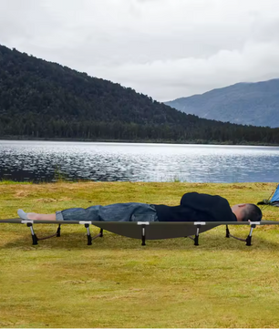 Ultralicht Opvouwbaar Campingbed – Compact Draagbaar Slaapbed voor Kamperen en Reizen (150 kg Belastbaar)