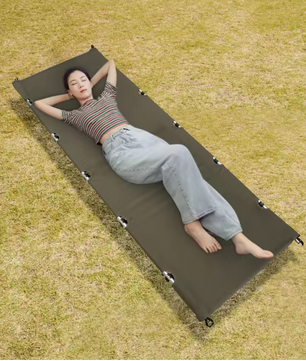 Ultralicht Opvouwbaar Campingbed – Compact Draagbaar Slaapbed voor Kamperen en Reizen (150 kg Belastbaar)