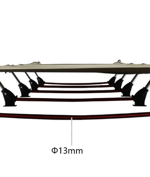 Ultralicht Opvouwbaar Campingbed – Compact Draagbaar Slaapbed voor Kamperen en Reizen (150 kg Belastbaar)