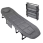 Draagbaar Opklapbaar Campingbed met Kussen – Stevig en Comfortabel Slaapbed tot 227 kg