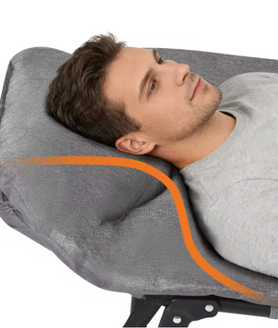 Draagbaar Opklapbaar Campingbed met Kussen – Stevig en Comfortabel Slaapbed tot 227 kg