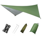 Waterdichte Outdoor Tarp 230x140 cm – Multifunctioneel Zonnescherm, Regenluifel en Picknickmat voor Camping en BBQ