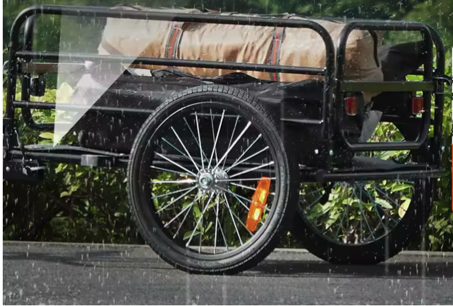 Fietskar Bagagekar – Opvouwbare Fiets Trailer met Grote Laadcapaciteit