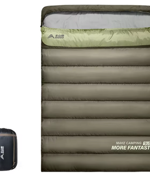 2-Persoons Slaapzak 4 Seizoenen – Extra Ruim en Warm voor Camping, Reizen en Outdoor