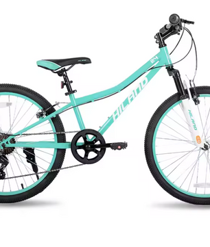 24 Inch Mountainbike Kinderfiets – Met Voorvering, Stevig Frame en Sportief Design