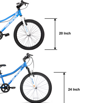 24 Inch Mountainbike Kinderfiets – Met Voorvering, Stevig Frame en Sportief Design