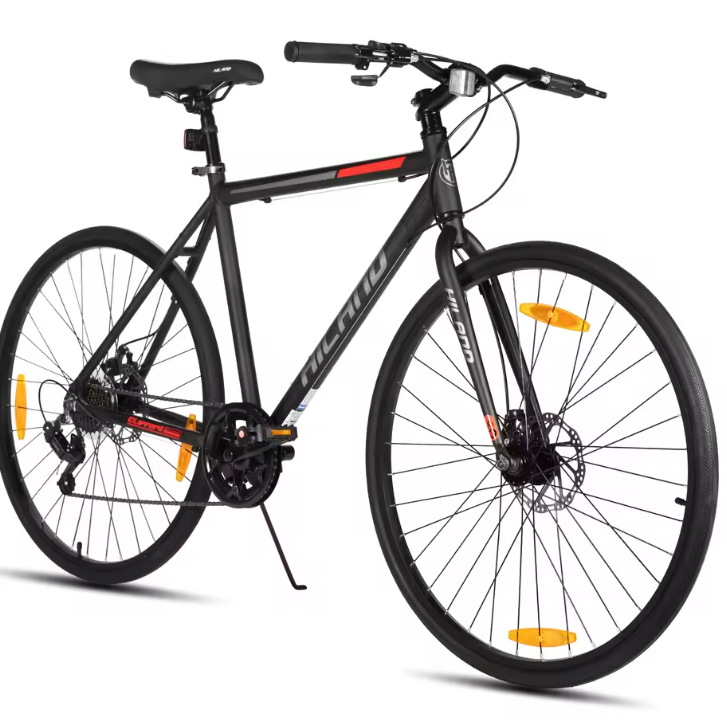 Racefiets 700C – Aluminium Hybride Fiets met 14 Versnellingen en Schijfremmen