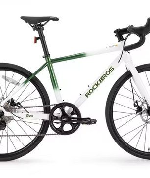Kinder Racefiets 22 Inch – Aluminium Fiets met 10 Versnellingen en Schijfremmen