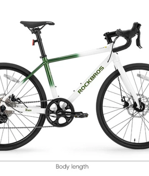 Kinder Racefiets 22 Inch – Aluminium Fiets met 10 Versnellingen en Schijfremmen