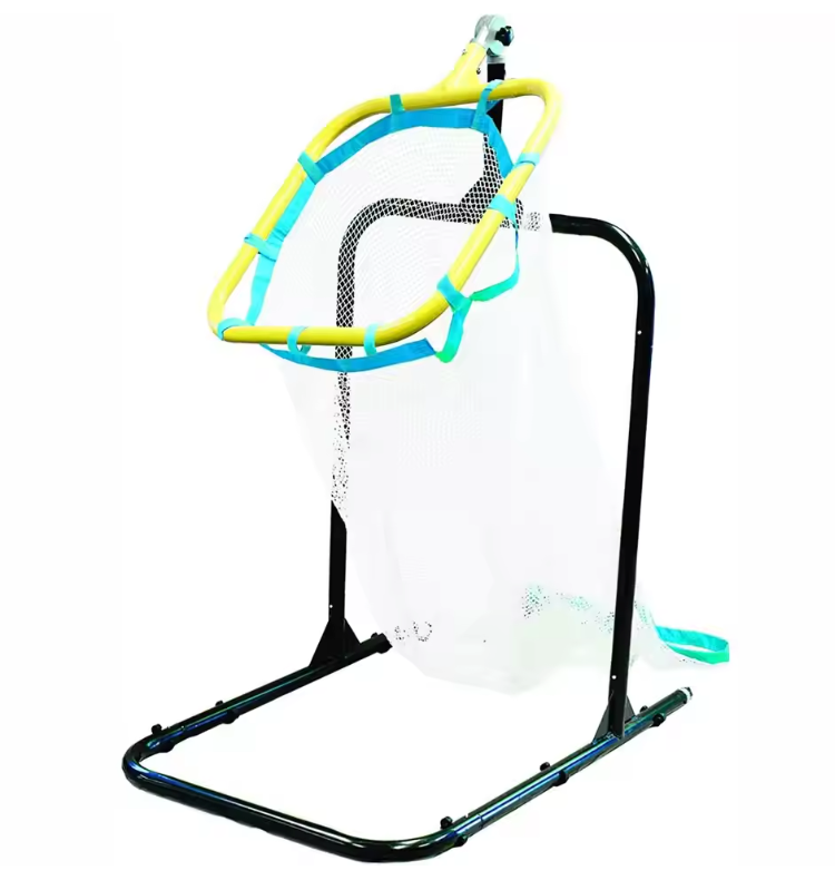 Volleybal Setter Trainer Net – Verstelbaar Trainingsnet met Doelring, Draagbaar en Stevig Frame