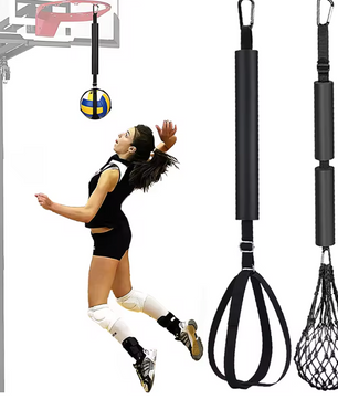 Volleybal Spike Trainer – Verstelbare Solo Serve Trainer met Weerstandsband voor Techniektraining