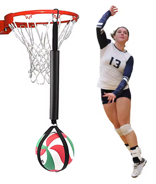 Volleybal Spike Trainer – Verstelbare Solo Serve Trainer met Weerstandsband voor Techniektraining