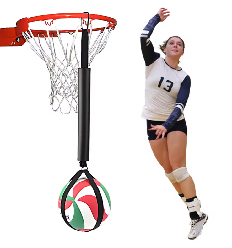 Volleybal Spike Trainer – Verstelbare Solo Serve Trainer met Weerstandsband voor Techniektraining