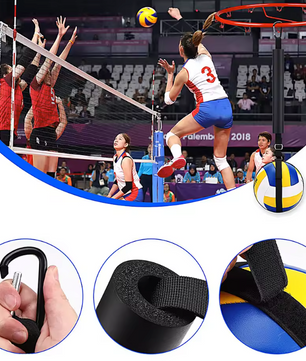 Volleybal Spike Trainer – Verstelbare Solo Trainingsriem voor Serve en Smash, Slijtvast en Praktisch