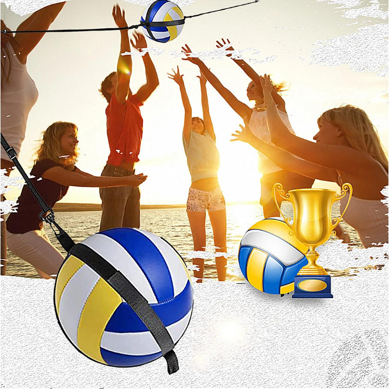Volleybal Spike Trainer – Verstelbare Solo Serve Trainer met Weerstandsband voor Techniektraining