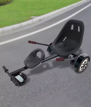 Hoverboard Zitkart Dubbel – Verstelbare Stoelbevestiging voor 6,5–10 Inch Scooters, Voor Kinderen en Volwassenen