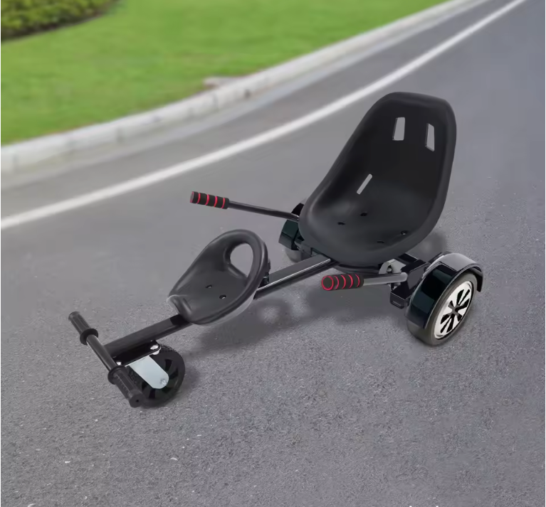 Hoverboard Zitkart Dubbel – Verstelbare Stoelbevestiging voor 6,5–10 Inch Scooters, Voor Kinderen en Volwassenen