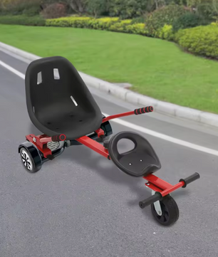 Hoverboard Zitkart Dubbel – Verstelbare Stoelbevestiging voor 6,5–10 Inch Scooters, Voor Kinderen en Volwassenen