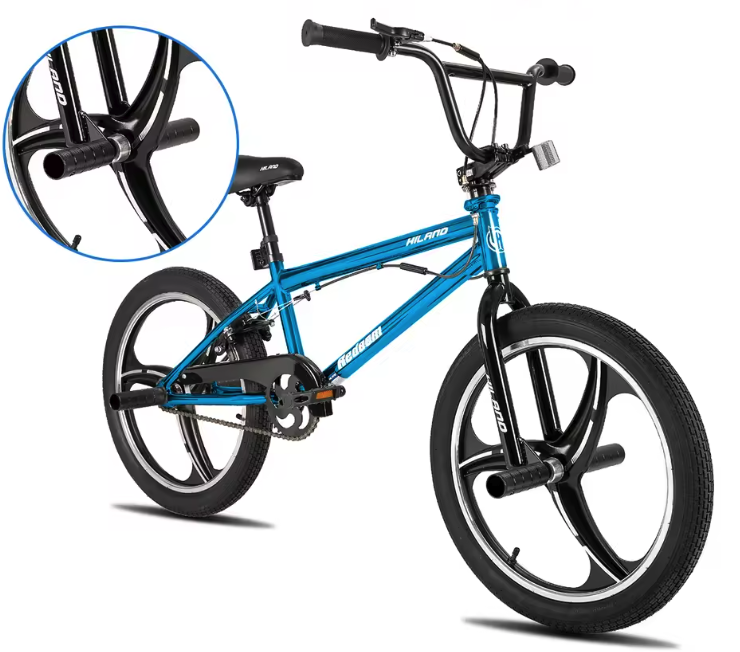 20 inch BMX-fiets voor Kinderen – Freestyle met 360° Rotor en 4 Haringen, Single Speed