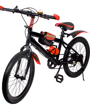 20 inch Mountainbike voor Kinderen – 7 Versnellingen, Verstelbare Zitting, Inclusief Spatborden en Bidonhouder
