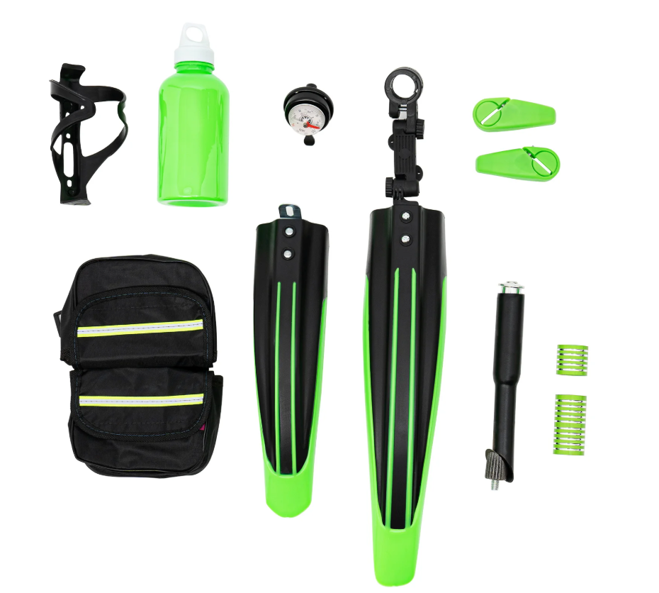 20 inch Mountainbike voor Kinderen – 7 Versnellingen, Verstelbare Zitting, Inclusief Spatborden en Bidonhouder