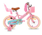 Kinderfiets voor Meisjes met Poppenzitje en Mand – Inclusief Zijwieltjes en Streamers