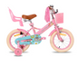 Kinderfiets voor Meisjes met Poppenzitje en Mand – Inclusief Zijwieltjes en Streamers