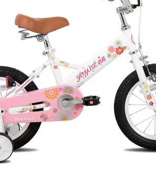 Kinderfiets voor Meisjes met Poppenzitje, Vlag en Nummerplaat – Inclusief Streamers en Zijwieltjes
